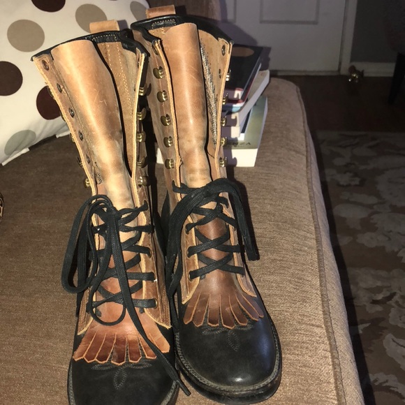 Jeffrey Campbell Leather Boots size 8.5 - Picture 2 of 5